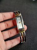 Skagen Rectangular White Dial Quartz Watch