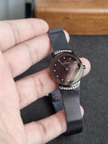 Skagen Ladies Watch 812SDDD  Black MEsh Chain Quartz Watch