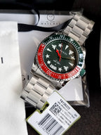 Gucci Men’s Swiss Made Quartz Stainless Steel Green Dial 45mm Watch YA136222