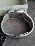 Guess Men’s Quartz Silver Stainless Steel Black Dial 43mm Watch GW0387G1