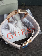 Guess Women’s Quartz Rose Gold Stainless Steel White Dial 36mm Watch GW0308L3