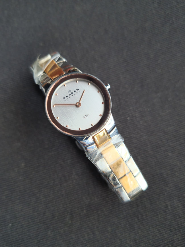 Skagen Ladies Watch Two Tone 28mm Dial Quartz Watch 430ssxk Main Image