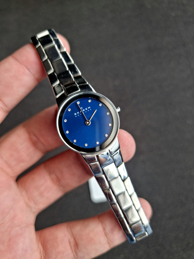 Skagen SKW2180 Women's Silver Stainless Steel Analog Dial Quartz Watch Hover Image