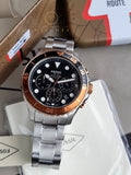 Fossil Men’s Chronograph Quartz Stainless Steel Black Dial 46mm Watch FS5768