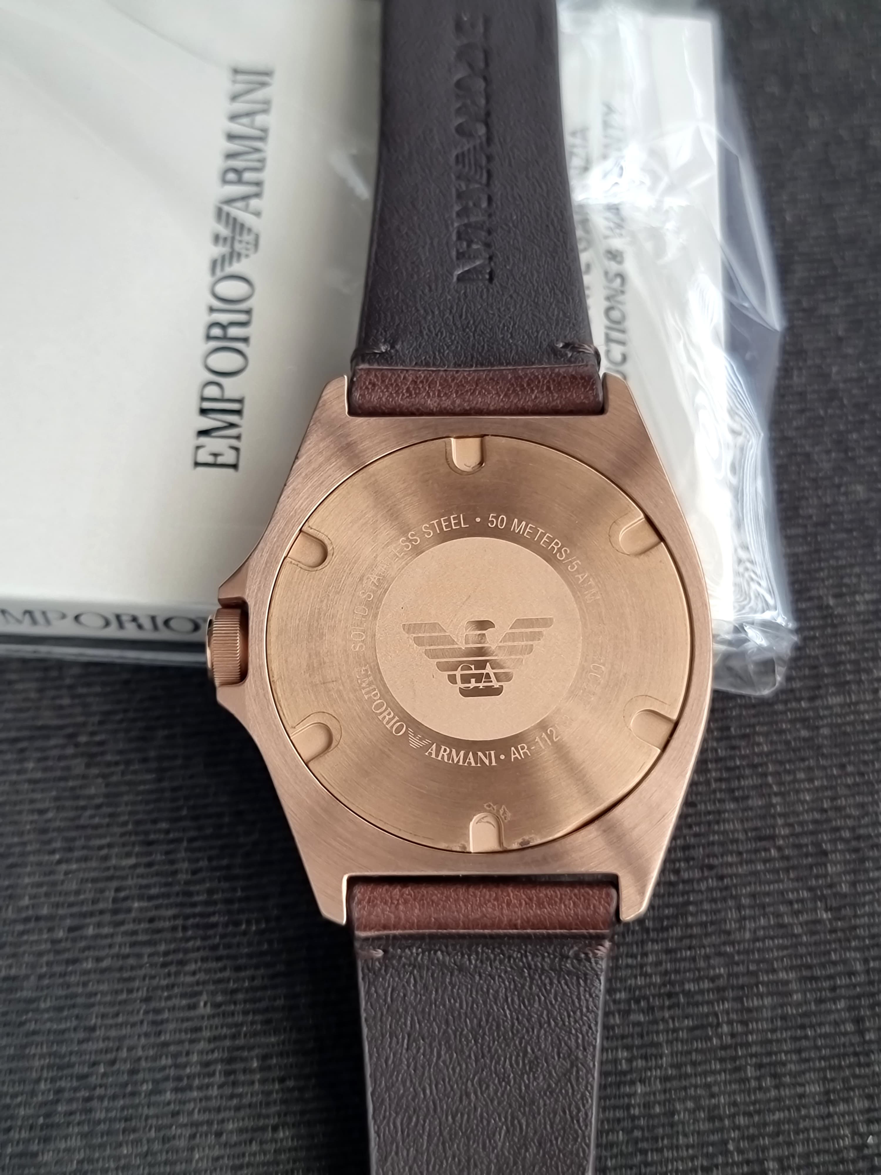 EMPORIO ARMANI Quartz Black Dial Men's Watch Ar11258