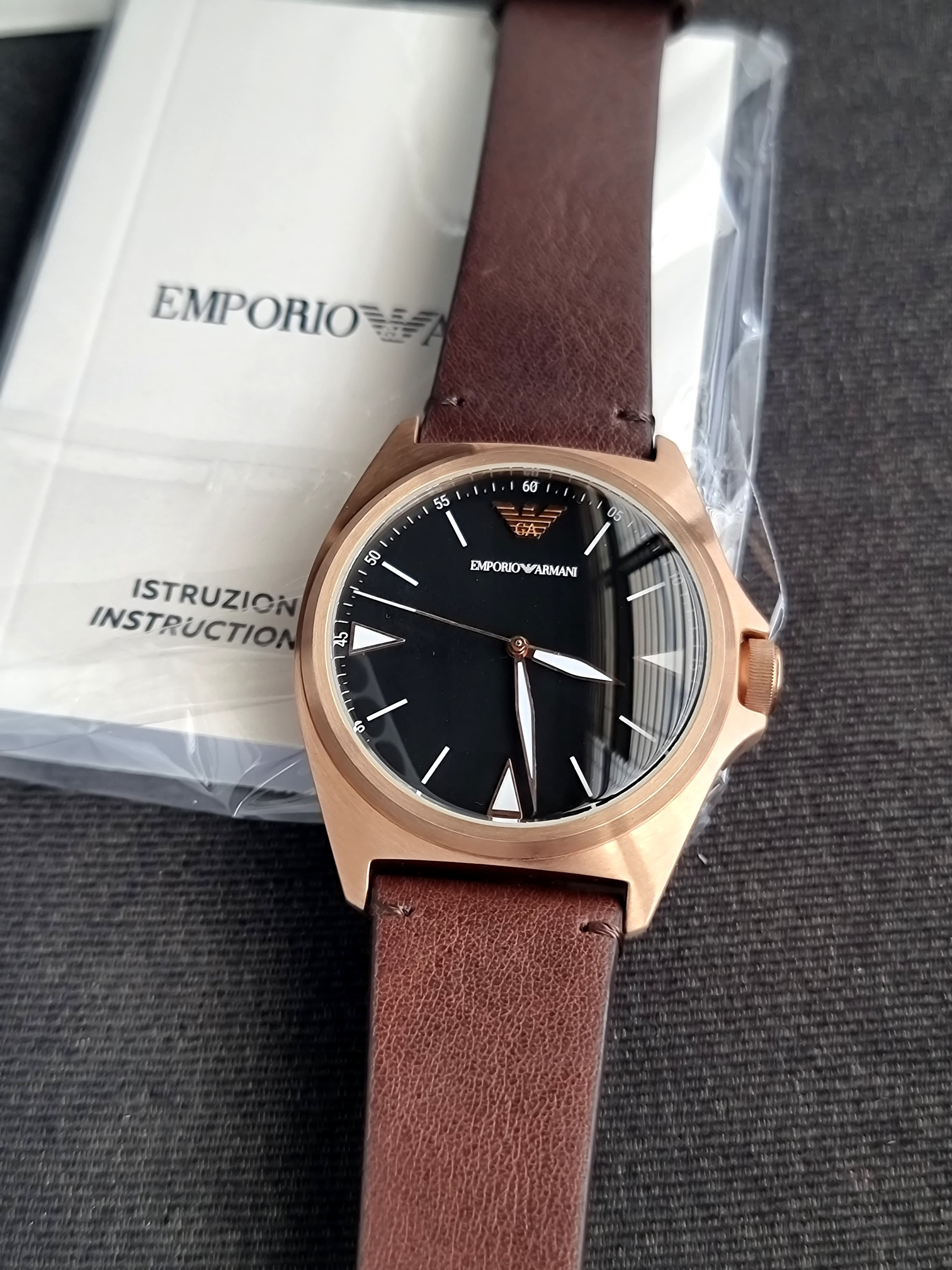 EMPORIO ARMANI Quartz Black Dial Men's Watch Ar11258
