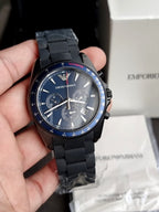 EMPORIO ARMANI Chronograph Blue Dial Men's Watch AR6121