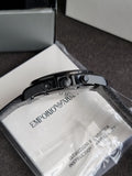 EMPORIO ARMANI Sigma Black Dial Chronograph Men's Watch AR6131