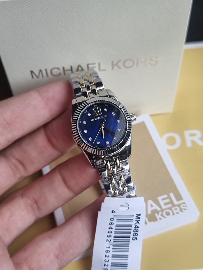 Michael Kors Lexington Three-Hand Two-Tone Stainless Steel Watch mk4865 Main Image