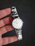Skagen Women's 572SSGX Denmark Silver Tone Crystal Accent Watch