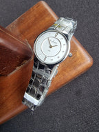 Skagen Women's 572SSGX Denmark Silver Tone Crystal Accent Watch