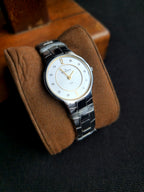 Skagen Women's 572SSGX Denmark Silver Tone Crystal Accent Watch