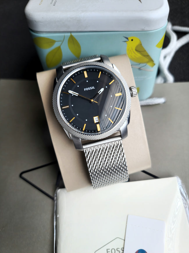 Fossil Machine Black/Steel Ø42 mm Fs5883 Hover Image
