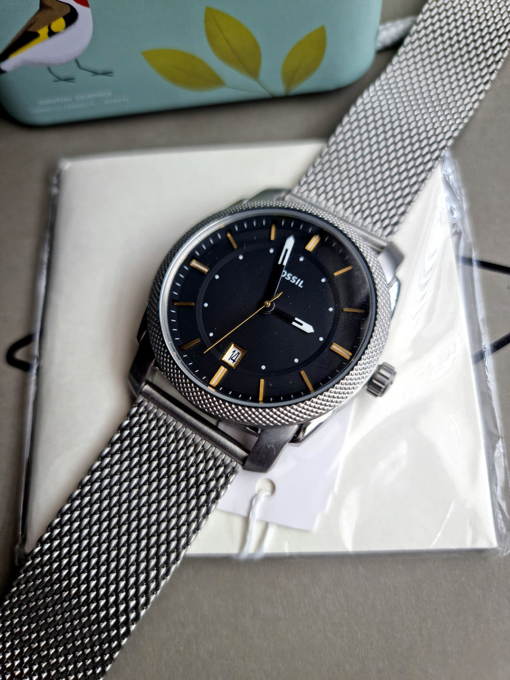 Fossil Machine Black/Steel Ø42 mm Fs5883