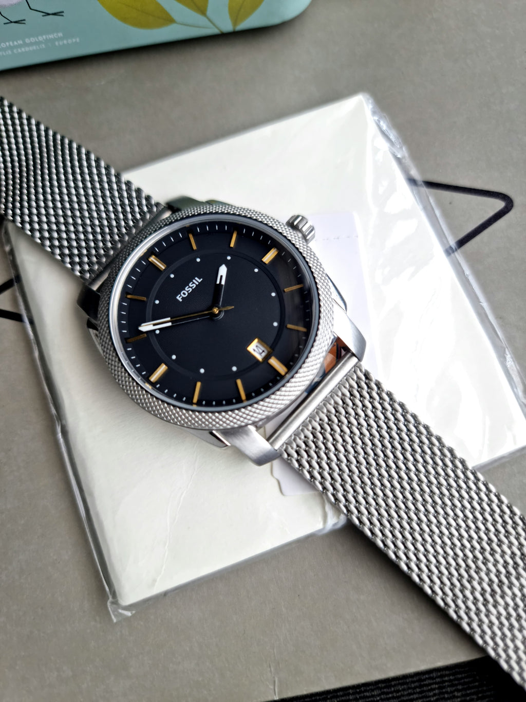 Fossil Machine Black/Steel Ø42 mm Fs5883