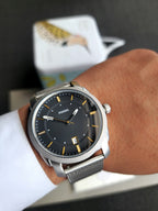 Fossil Machine Black/Steel Ø42 mm Fs5883