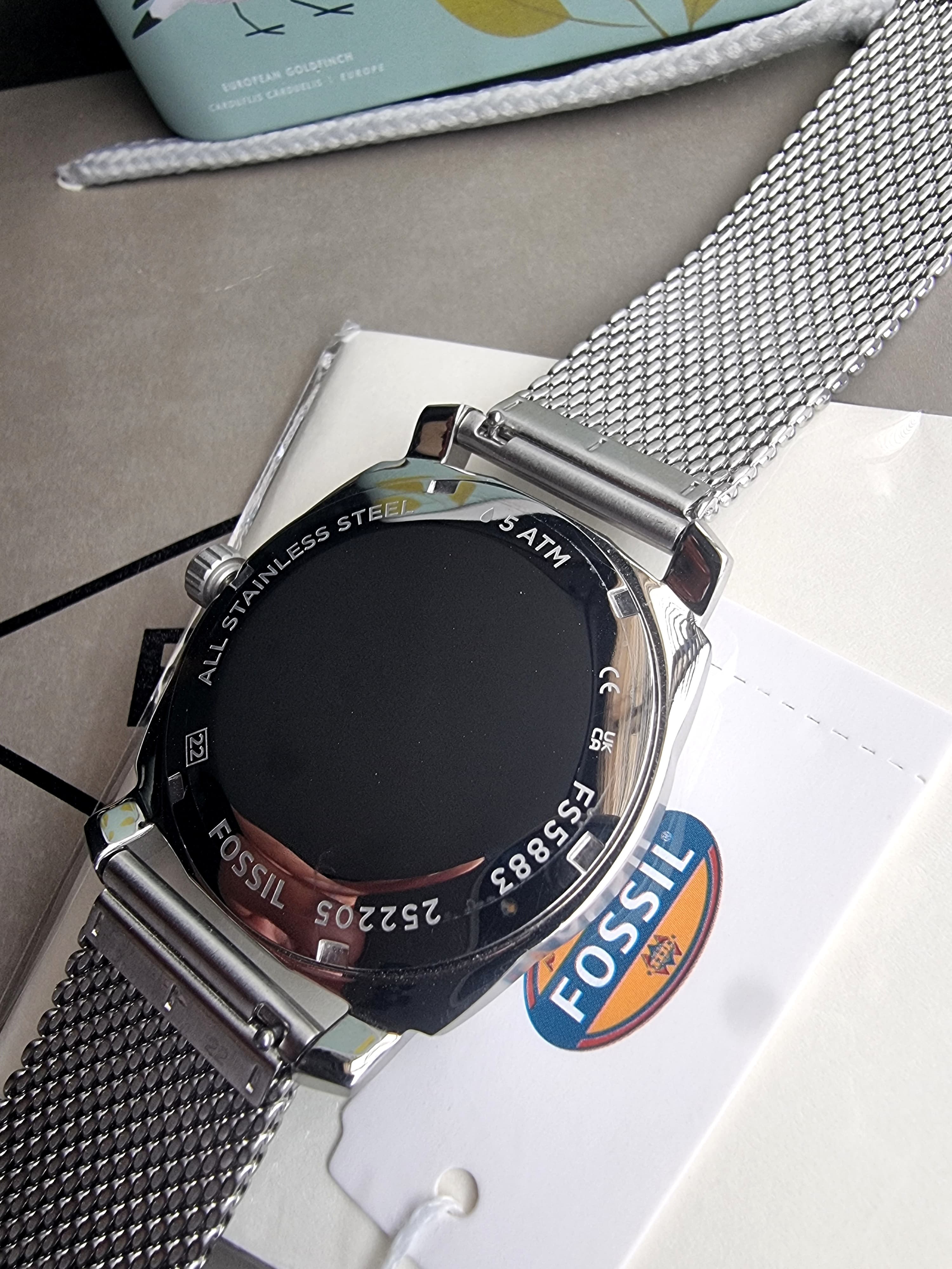 Fossil Machine Black/Steel Ø42 mm Fs5883