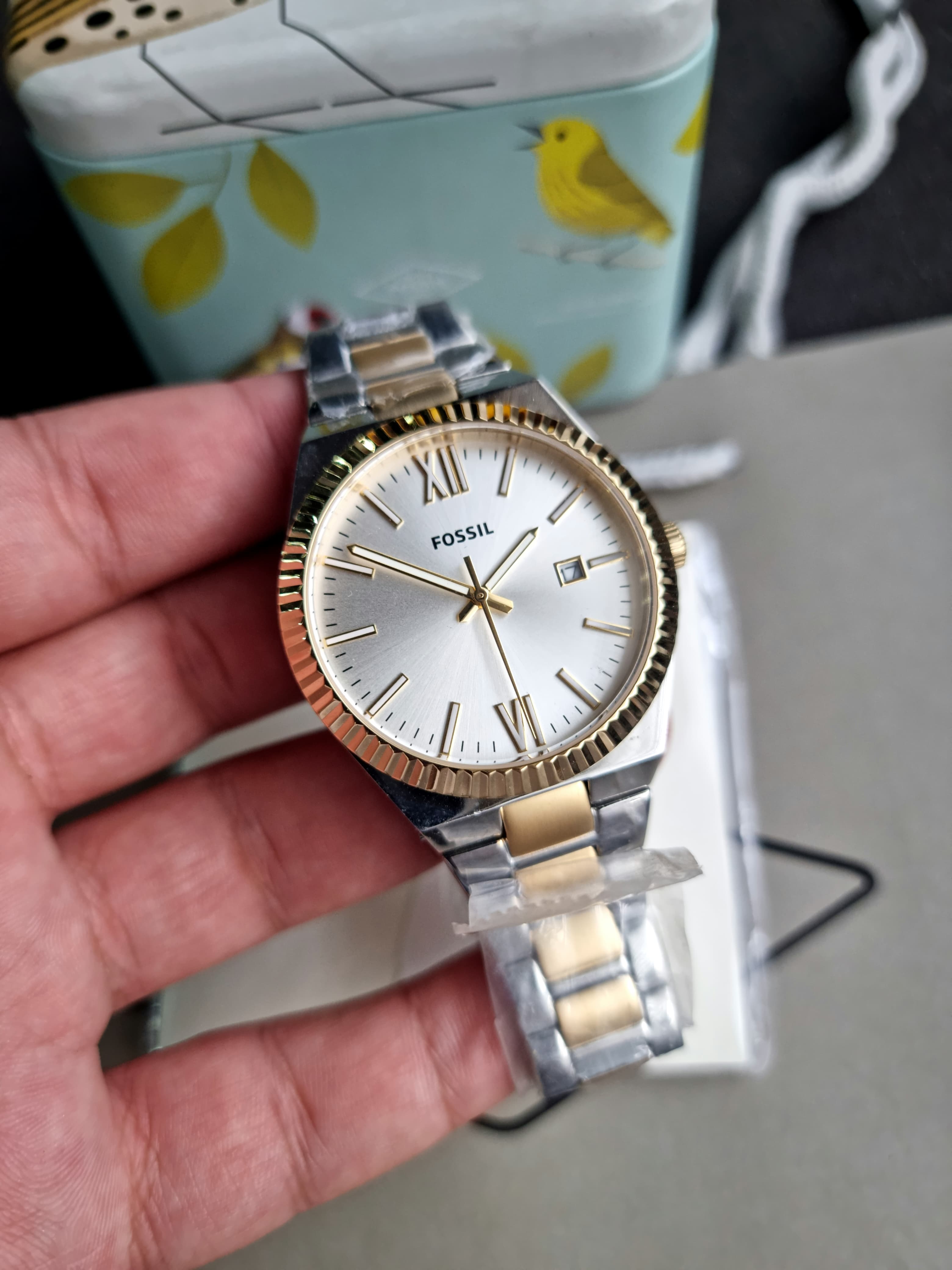 Second Hand How To Change Date On Fossil Watch Fossil Scarlette
