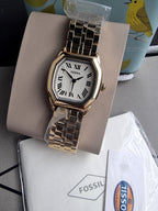 Fossil Harlow Three-Hand Gold-Tone Stainless Steel Watch ES5361