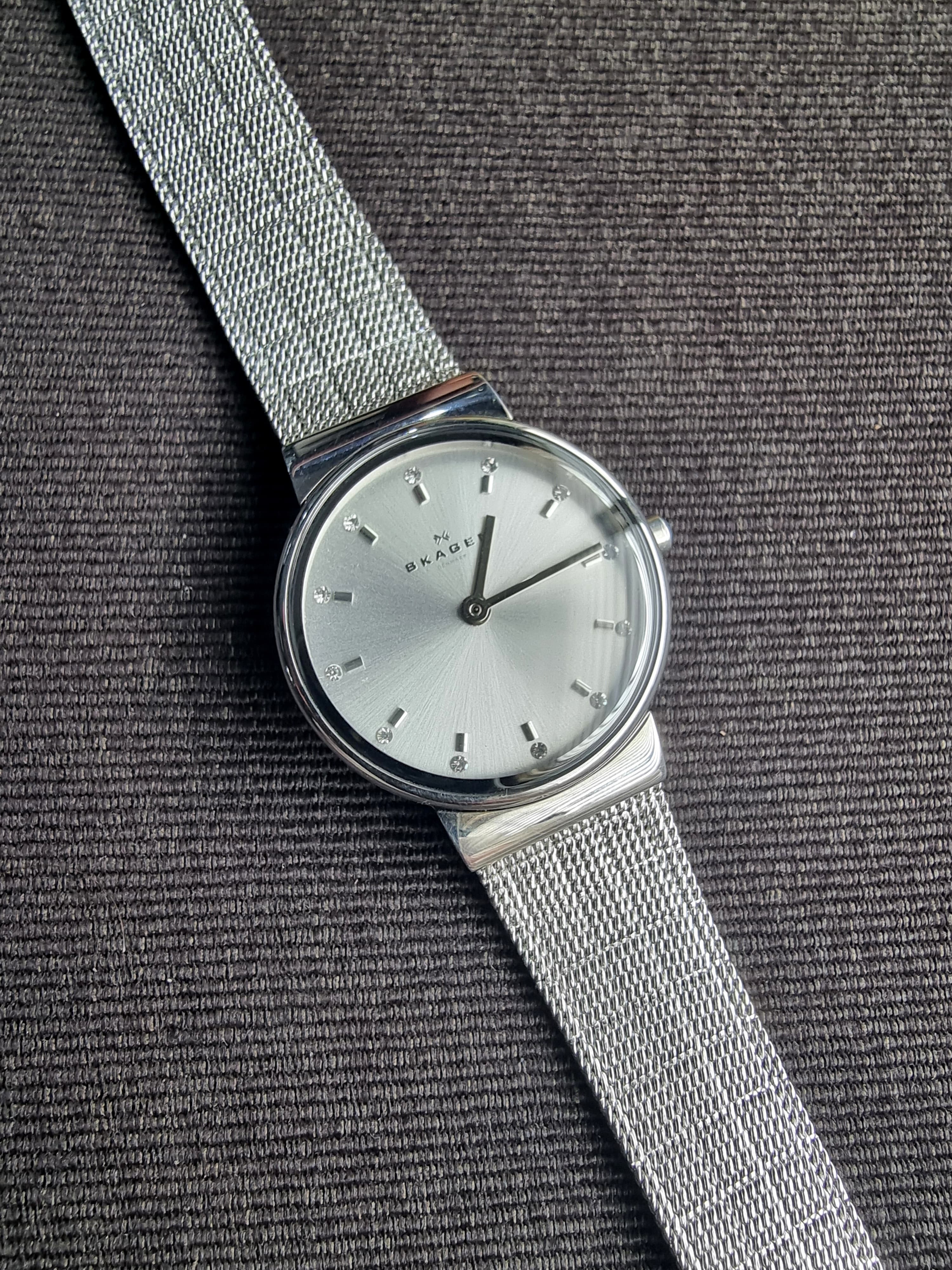 Skagen Ladies Watch 26mm Dial Analog Silver Dial Quartz Watch