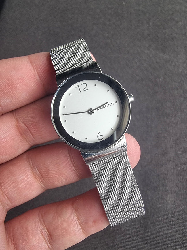 Skagen SKW2375  White Dial Stainless Steel Ladies Watch Hover Image
