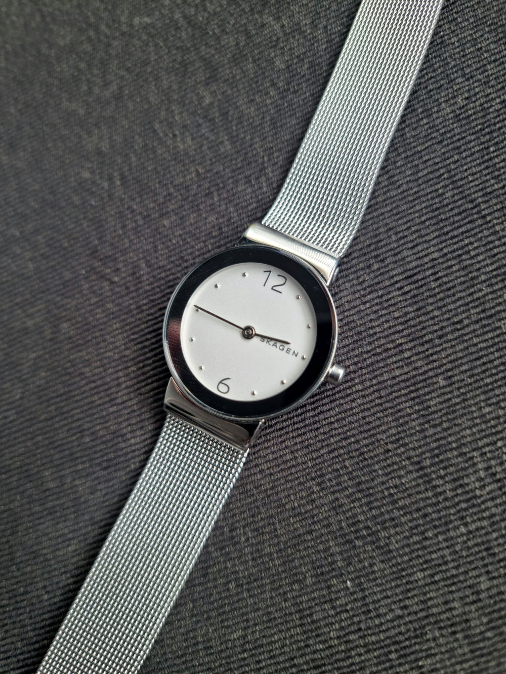 Skagen SKW2375  White Dial Stainless Steel Ladies Watch