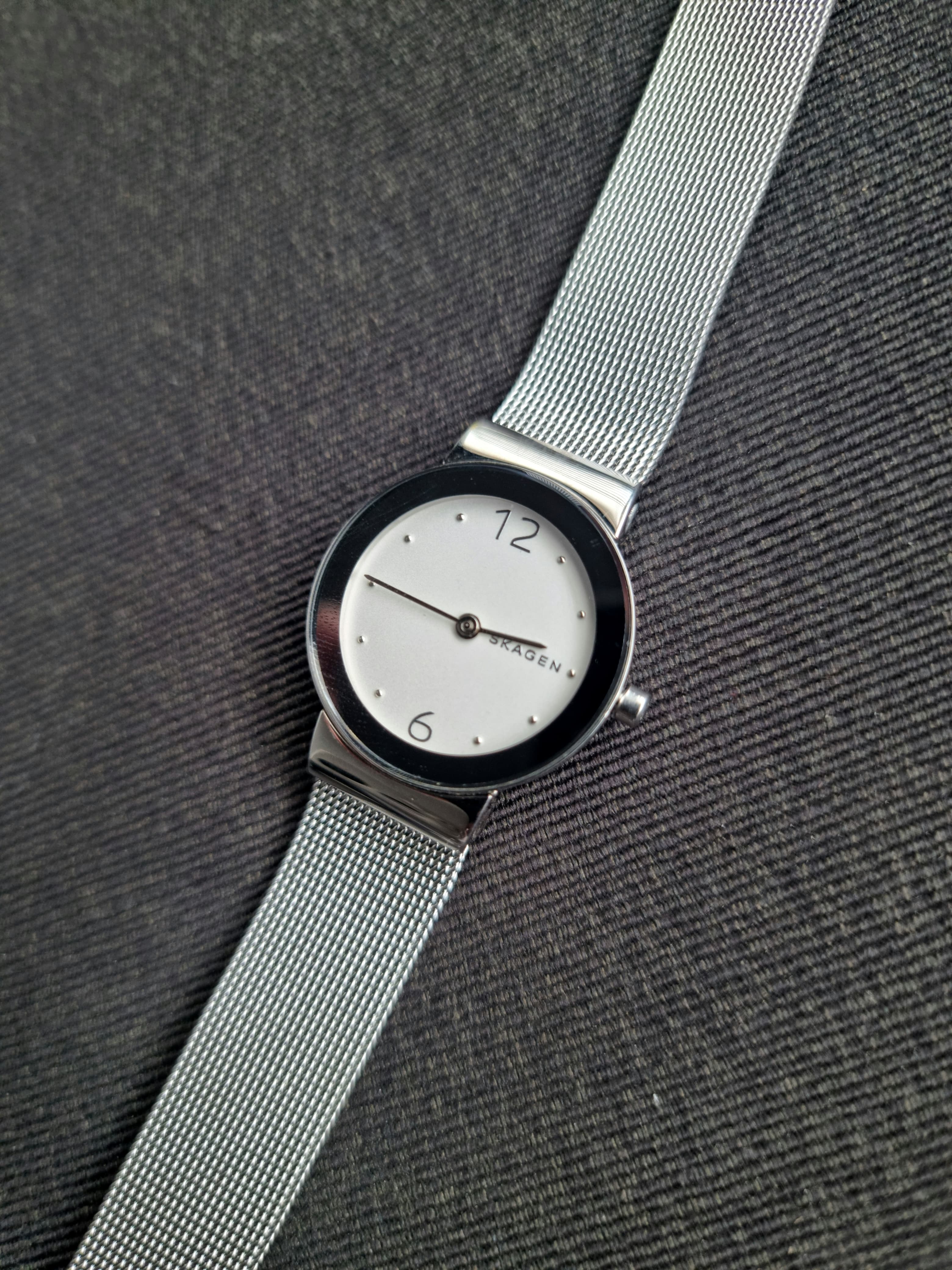 Skagen SKW2375  White Dial Stainless Steel Ladies Watch