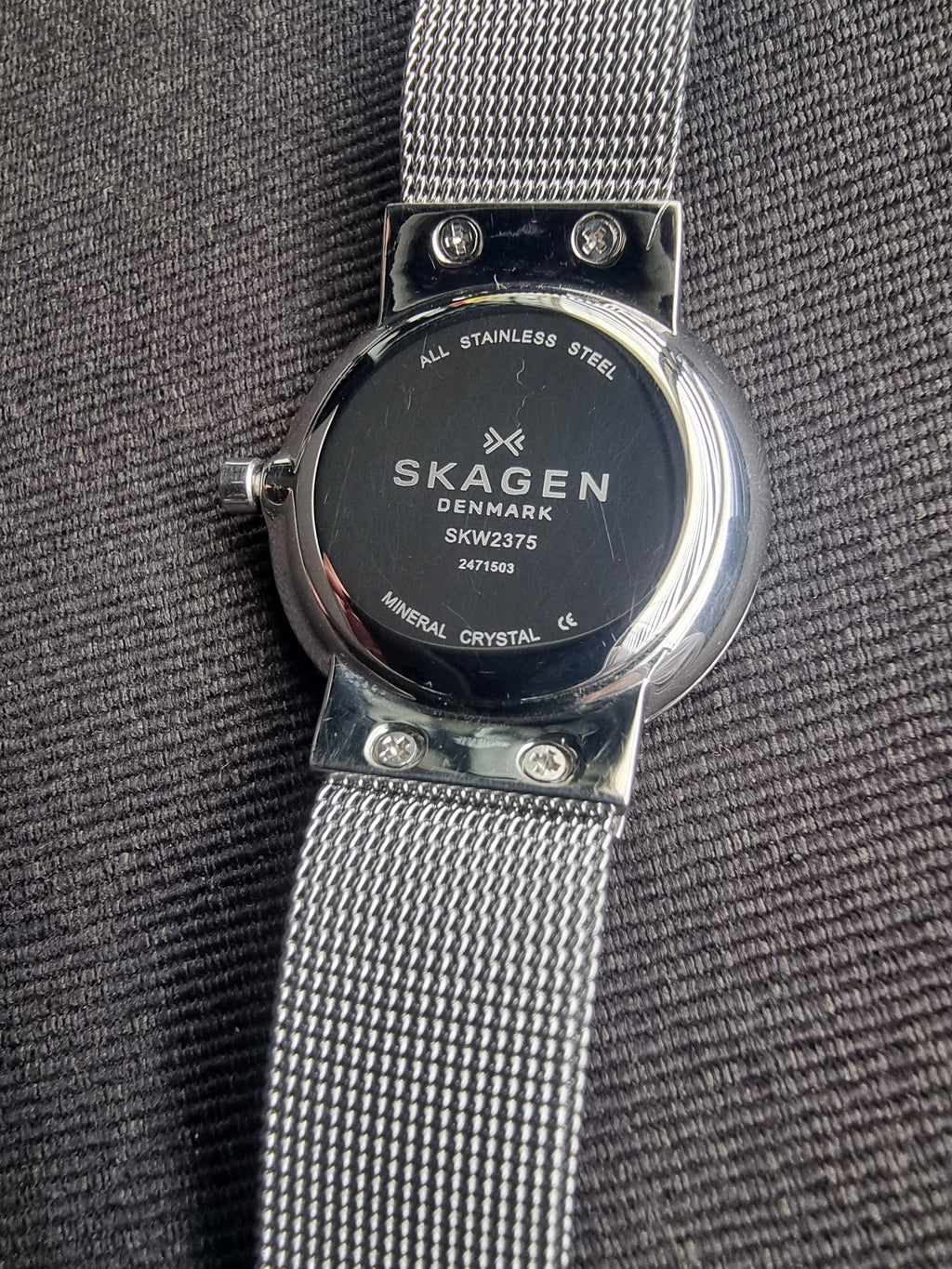 Skagen SKW2375  White Dial Stainless Steel Ladies Watch
