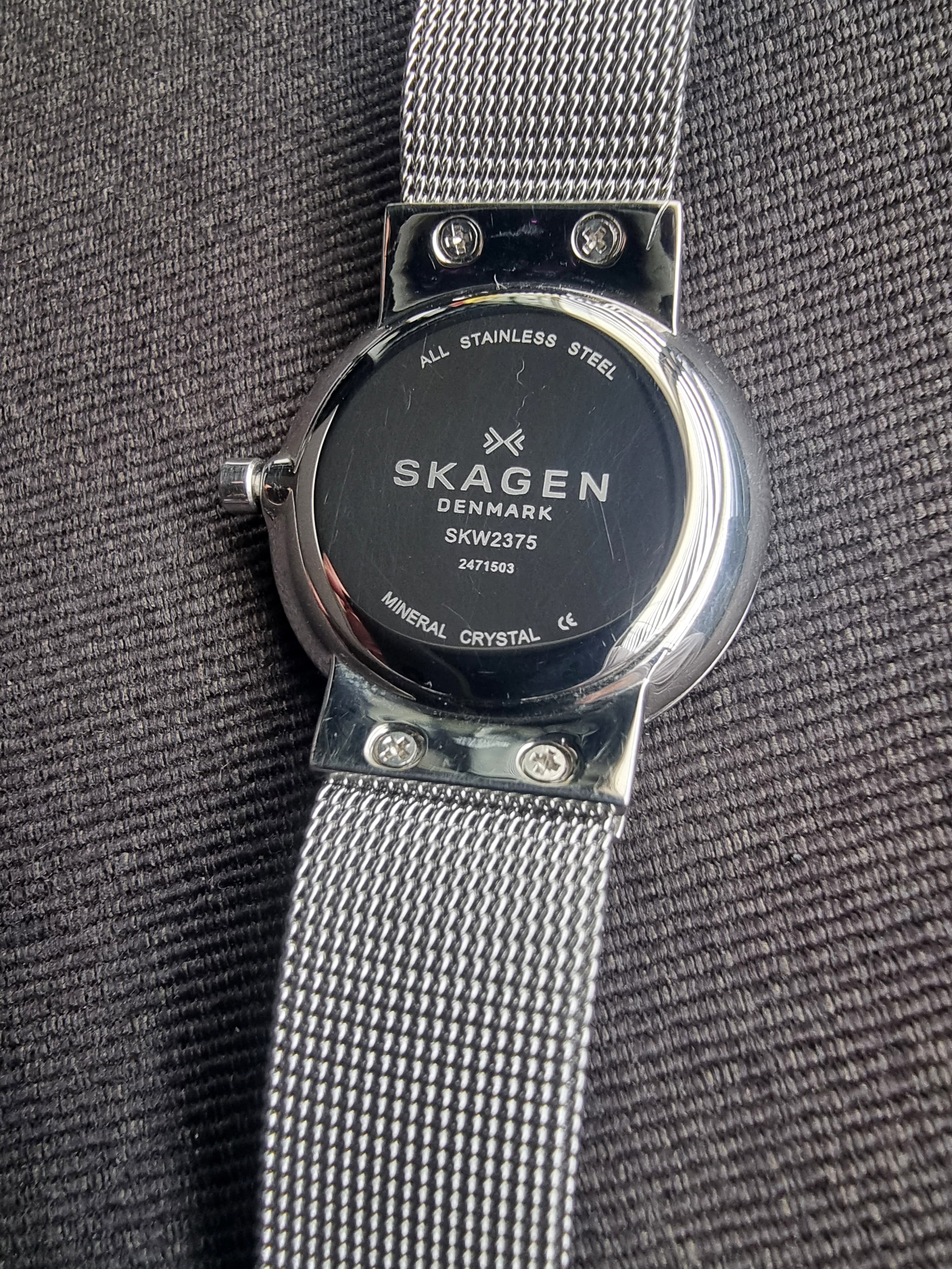 Skagen SKW2375  White Dial Stainless Steel Ladies Watch