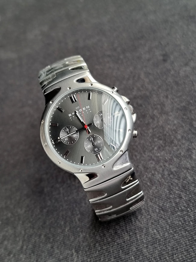 Skagen Denmark Fashion Brand Titanium Casing Quartz Watch hrh489ltsm Main Image