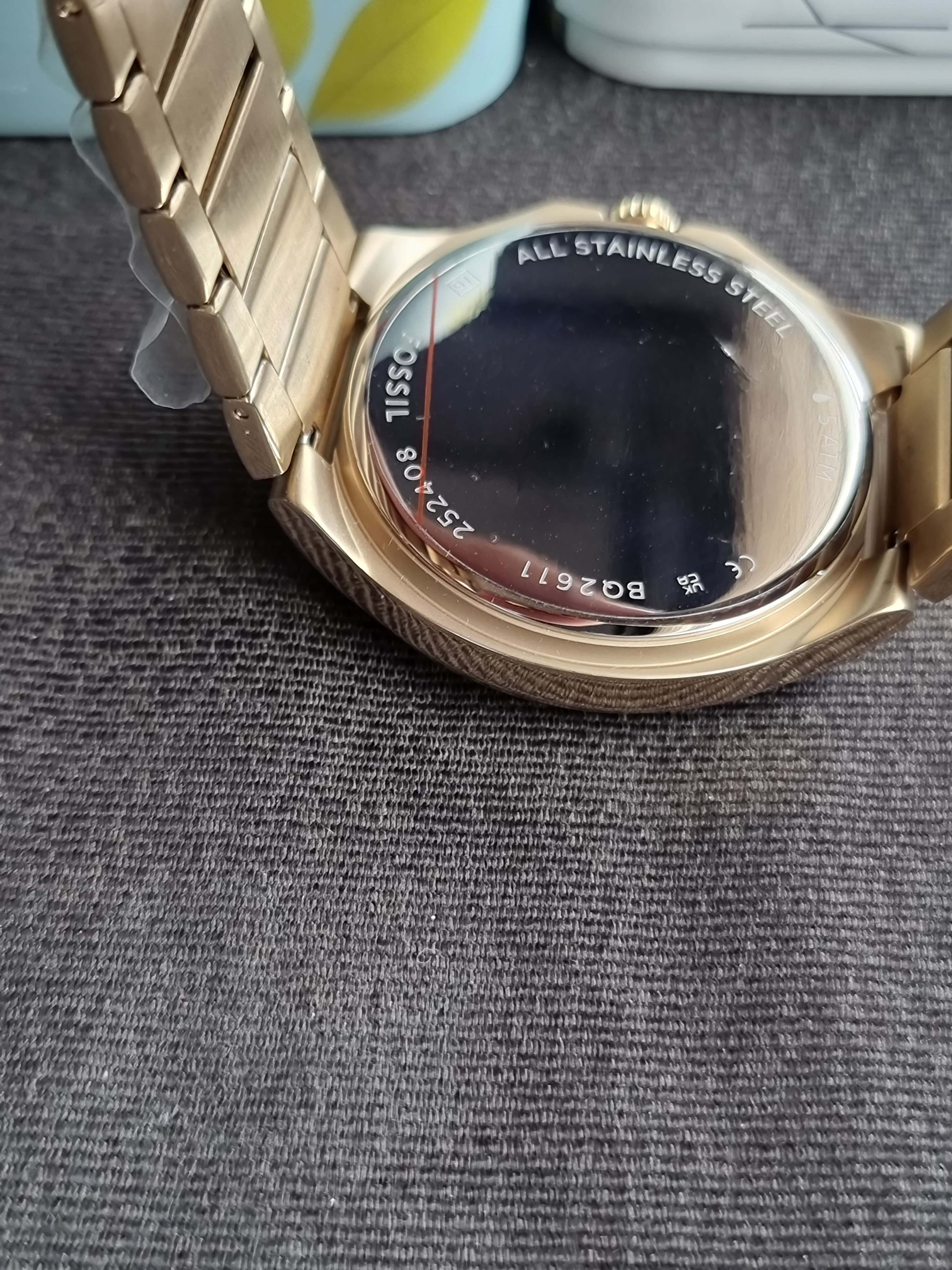 Fossil Evanston Multifunction Gold-Tone Stainless Steel Watch Bq2611