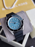 Michael Kors Maritime Three-Hand Date Black Silicone Watch mk9167