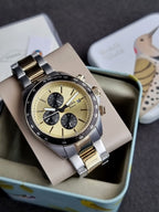 Fossil Autocross Multifunction Two-Tone Stainless Steel Watch Bq2876