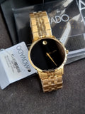 Movado Men’s Swiss Made Quartz Stainless Steel Black Dial 40mm Watch 0607203