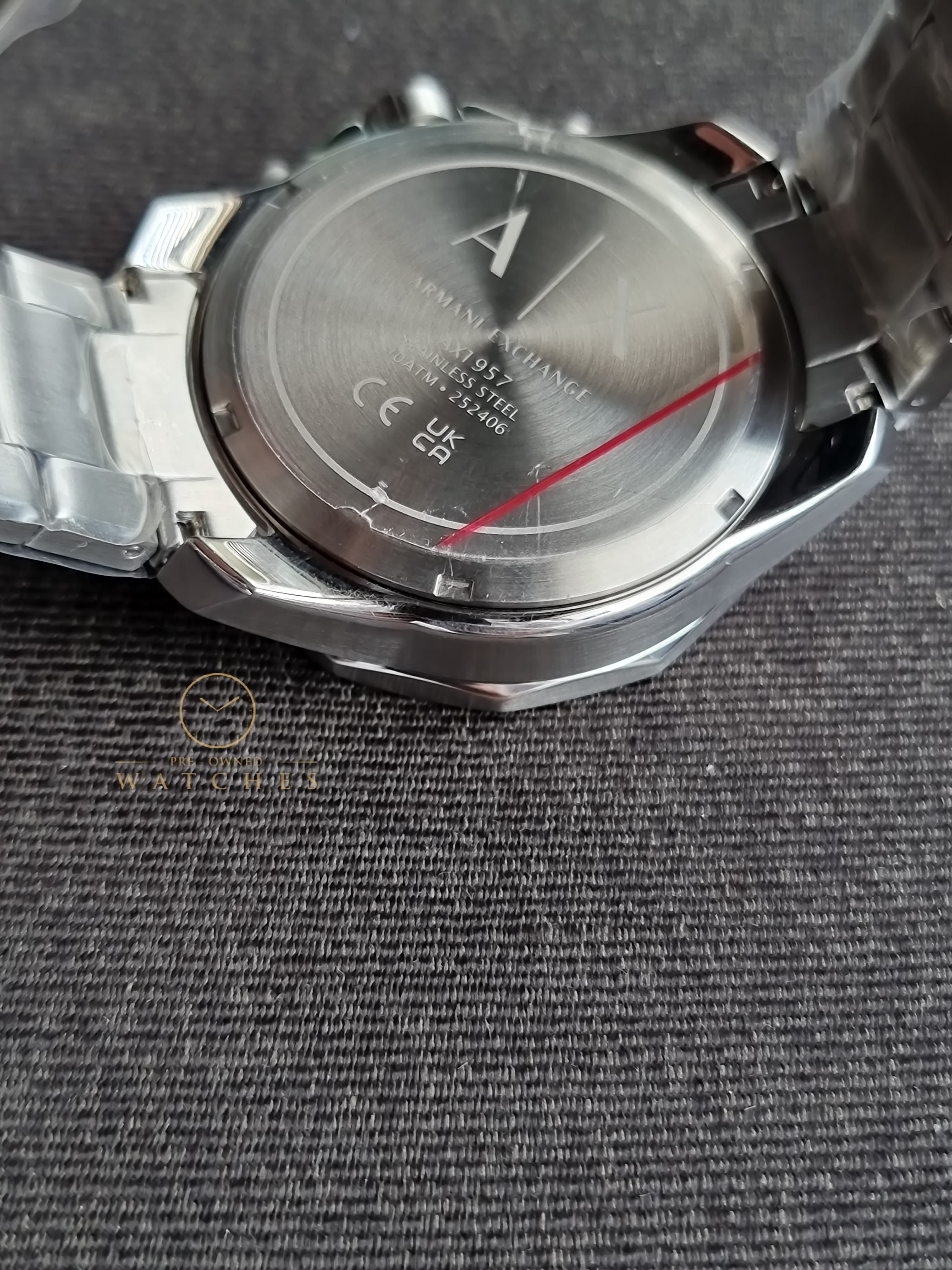 Armani Exchange Chronograph Stainless Steel Watch AX1957