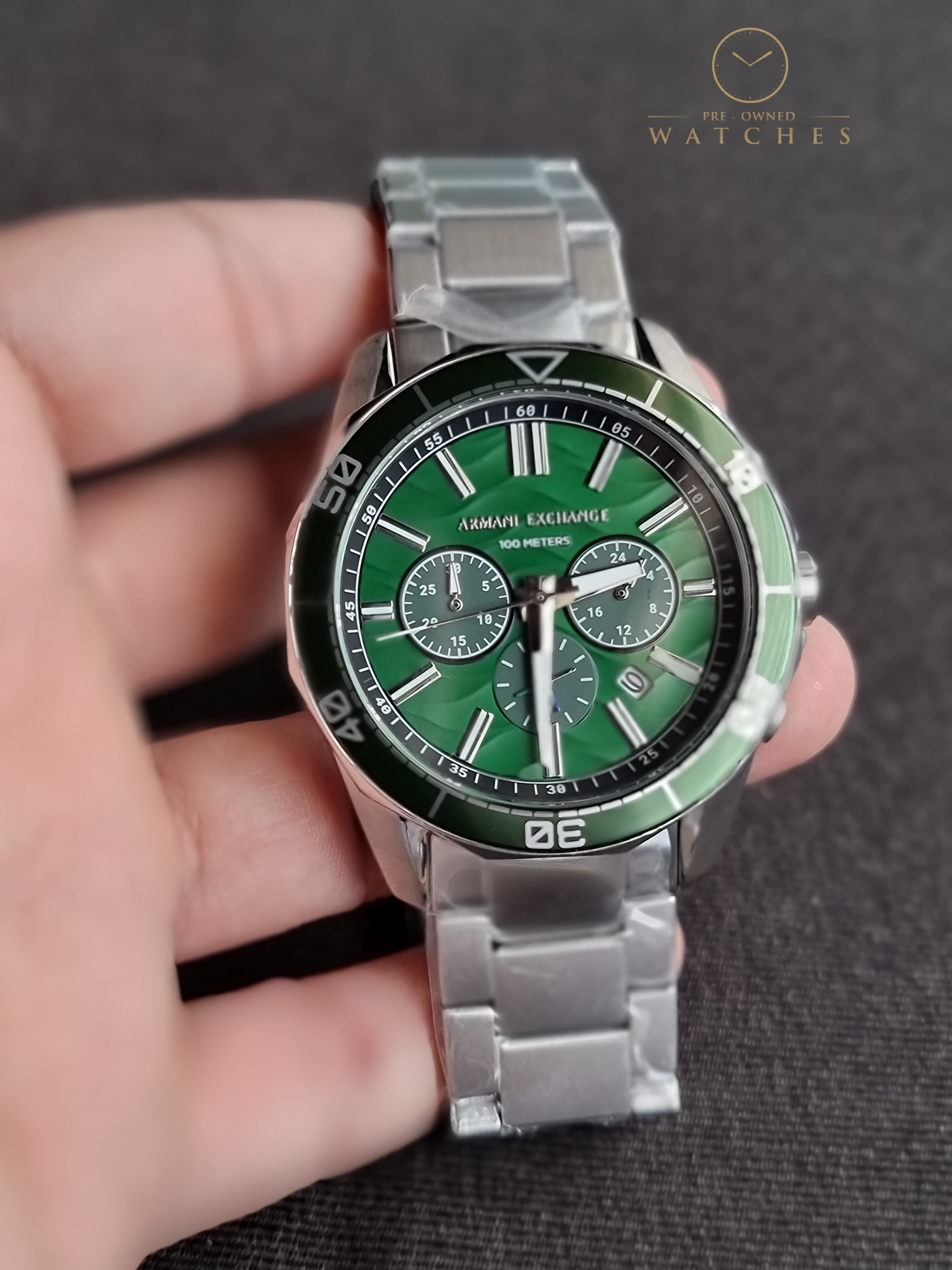 Armani Exchange Chronograph Stainless Steel Watch AX1957