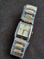 Tory Burch Eleanor Two-Tone Stainless Steel Bracelet Watch TBW1024