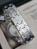 Maurice Lacroix Aikon Silver Stainless Steel Blue Dial Quartz Watch for Gents - AI1108-SS002-430-1