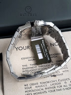 Maurice Lacroix Aikon Silver Stainless Steel Black Dial Quartz Watch for Gents - AI1108-SS002-330-1