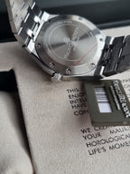 Maurice Lacroix Aikon Silver Stainless Steel Black Dial Quartz Watch for Gents - AI1108-SS002-330-1