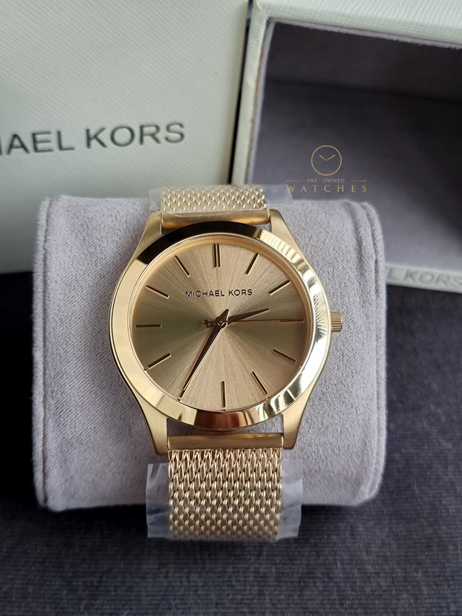 Michael Kors Oversized Slim Runway Men's Watch, Stainless Steel Watch for Men Hover Image