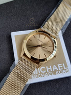 Michael Kors Oversized Slim Runway Men's Watch, Stainless Steel Watch for Men