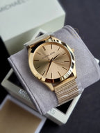 Michael Kors Oversized Slim Runway Men's Watch, Stainless Steel Watch for Men
