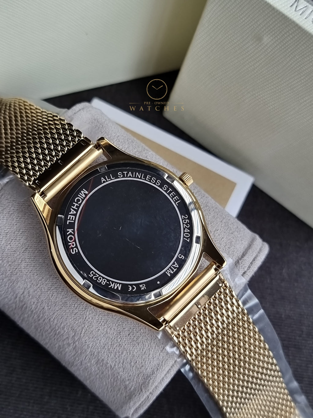 Michael Kors Oversized Slim Runway Men's Watch, Stainless Steel Watch for Men