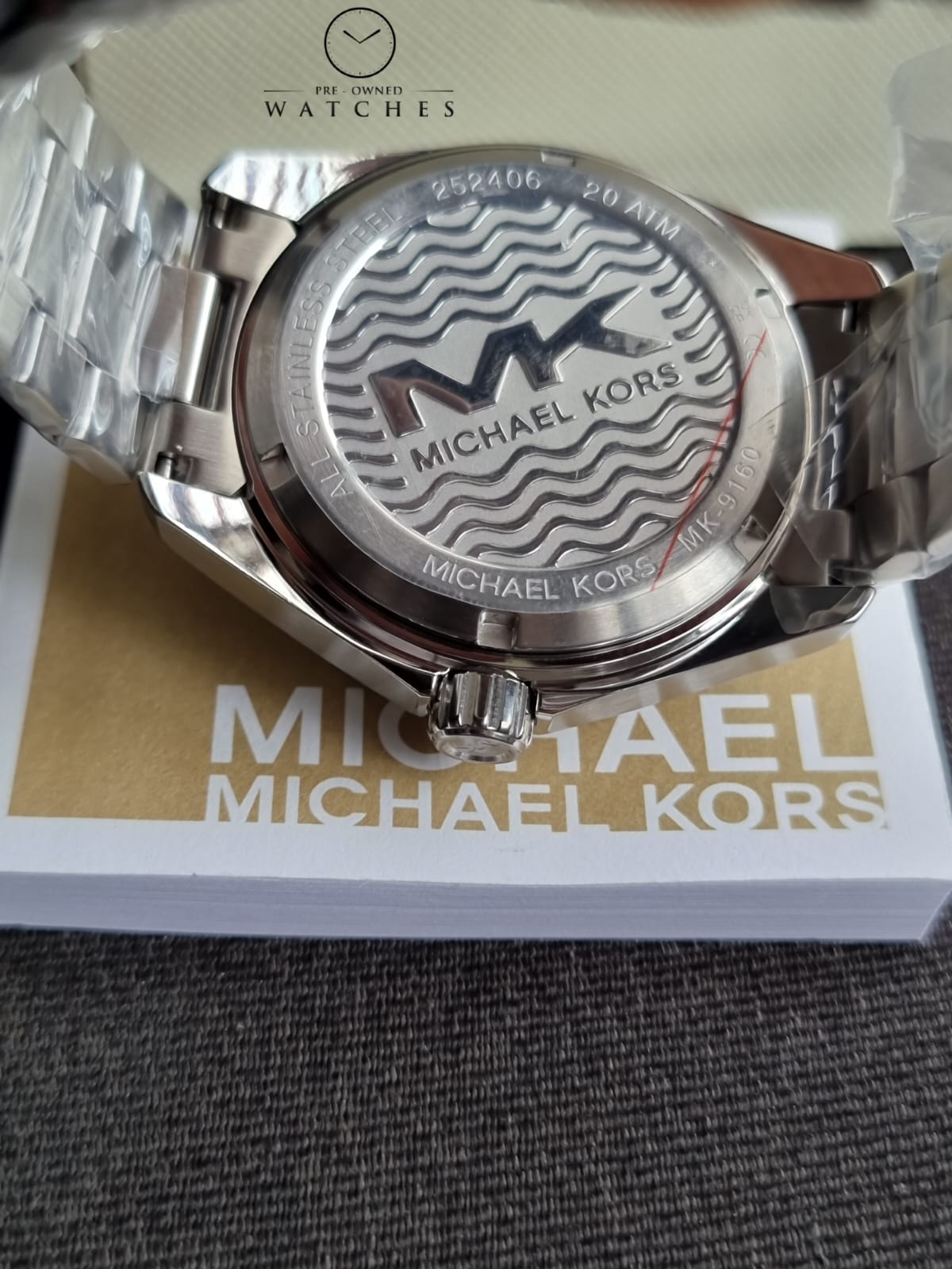 Michael Kors Maritime Three-Hand Date Stainless Steel Watch mk9160