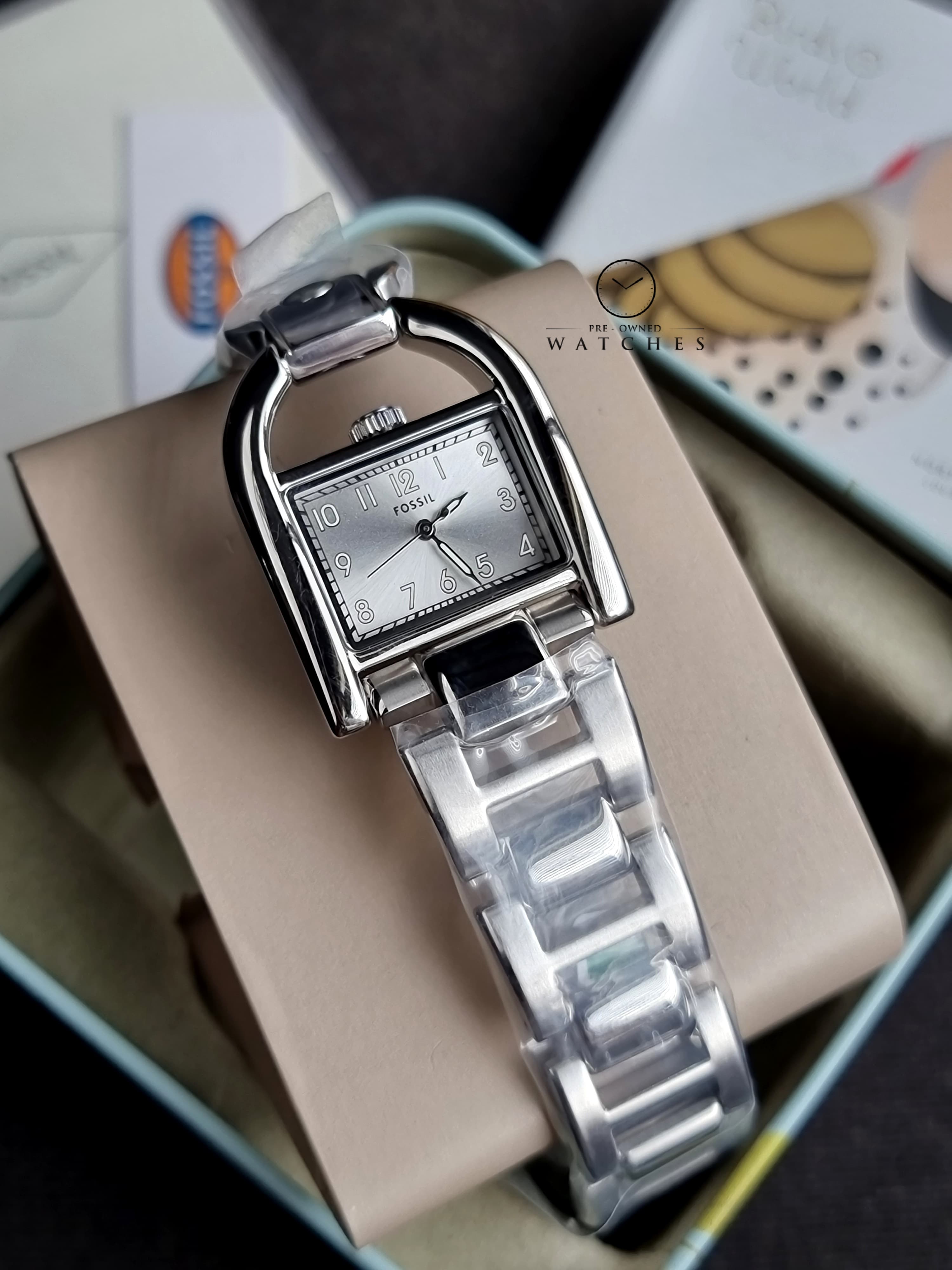 Fossil ES5326 Harwell Three-Hand Stainless Steel Watch