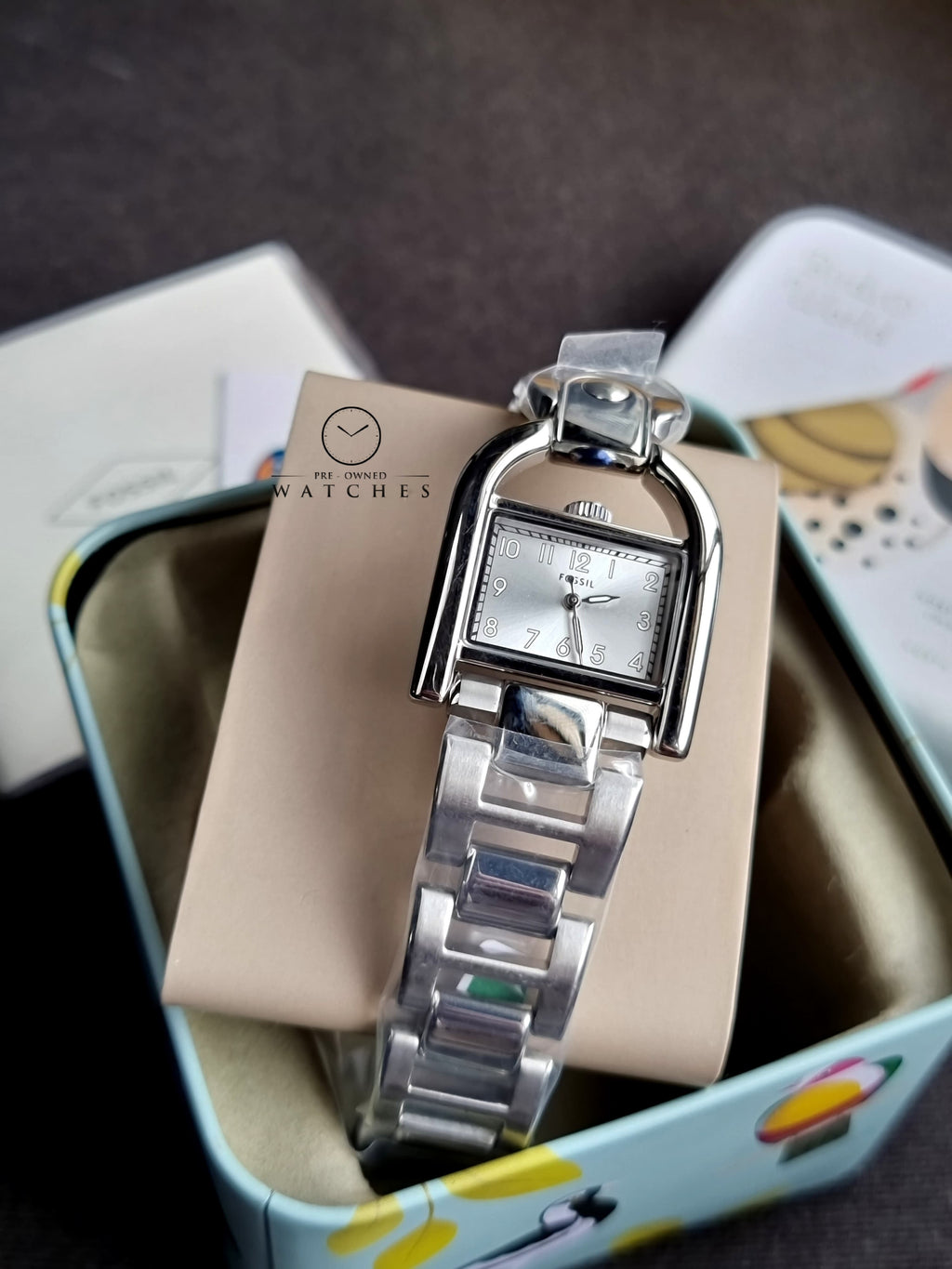 Fossil ES5326 Harwell Three-Hand Stainless Steel Watch