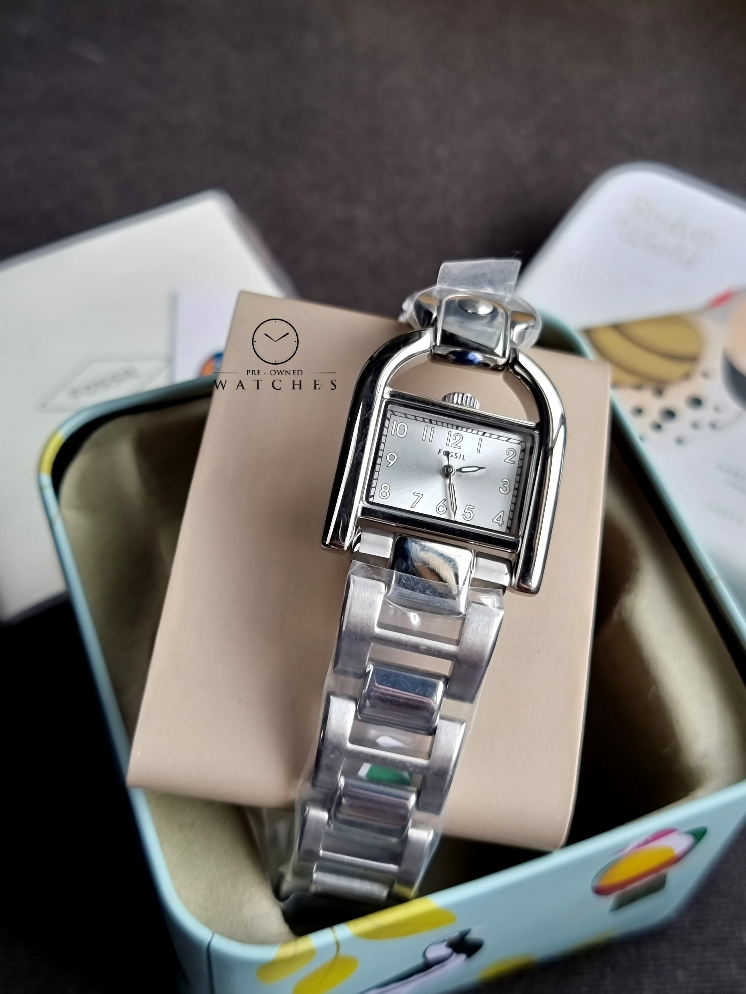 Fossil ES5326 Harwell Three-Hand Stainless Steel Watch