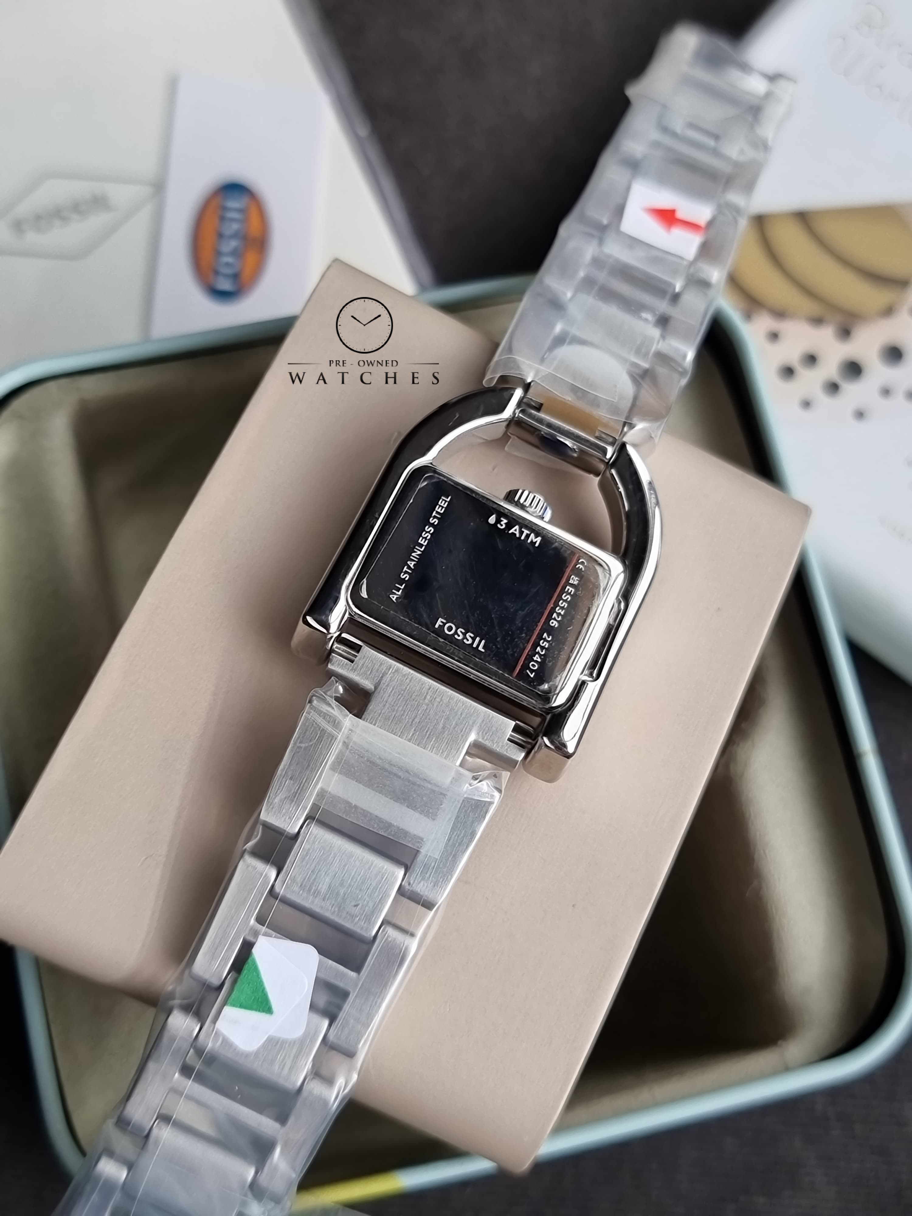 Fossil ES5326 Harwell Three-Hand Stainless Steel Watch