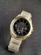 A|X Armani Exchange Chronograph Watch for Men with Stainless Steel